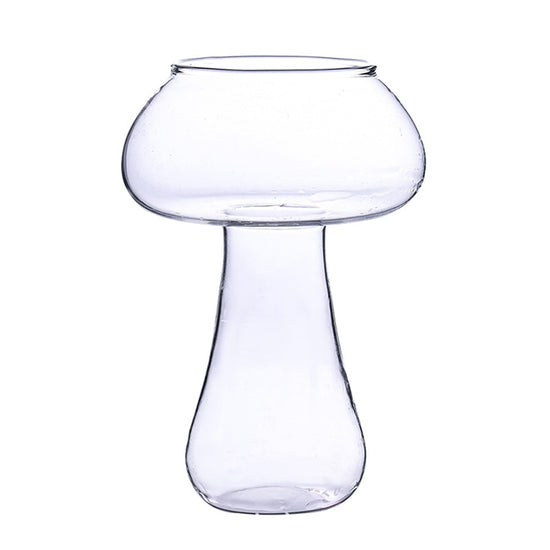 Mushroom Design Glass | Whimsical, Hand-Blown Drinkware